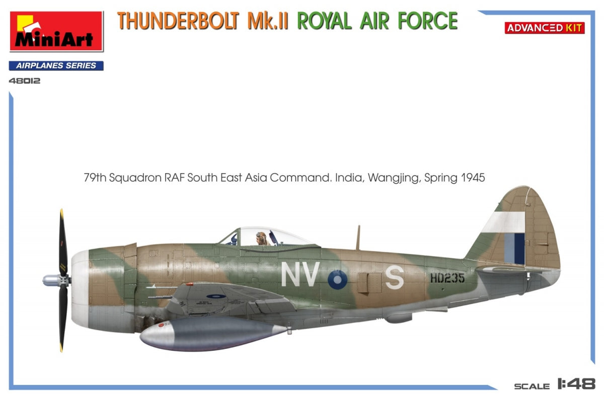 MiniArt 48012 THUNDERBOLT Mk.II. ROYAL AIR FORCE. ADVANCED KIT 1/48 – zdjęcie 5