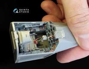 Intérieur imprimé en 3D et coloré sur papier décalcomanie Quinta Studio QD32001 Su-25 (pour maquette Trumpeter) 1/32 – immagine 9