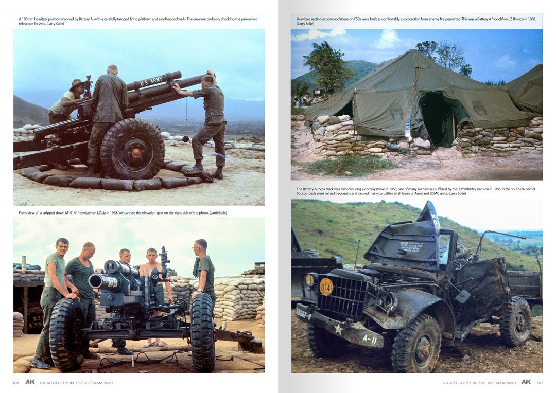 AK Interactive AK130007 L&amp;#39;ARTILLERIE AMÉRICAINE AU VIETNAM EN  – image 8