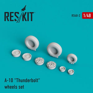RESKIT RS48-0002 Jeu de roues A-10 « Thunderbolt » 1/48