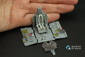 Intérieur imprimé en 3D et coloré sur papier décalcomanie Quinta Studio QD32162 P-40N Warhawk (Trumpeter) 1/32 – image 10