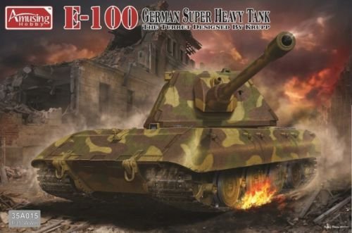 Amusing Hobby 35A015 E-100 Char super lourd allemand (tourelle Krupp) (1/35)
