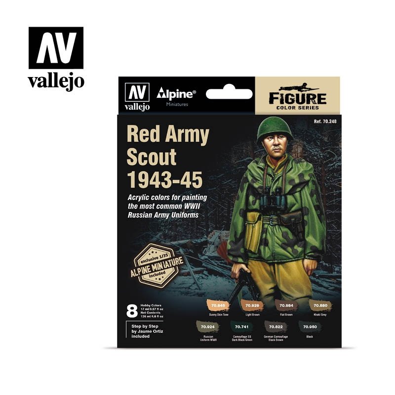 Vallejo 70248 Éclaireur de l&amp;#39;Armée rouge 1943-45 8x17ml