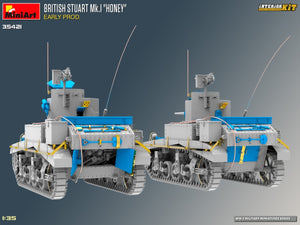 MiniArt 35421 BRITISH STUART MK.I HONEY EARLY PROD. KIT D&amp;#39;INTÉRIEUR 1/35 – image 9