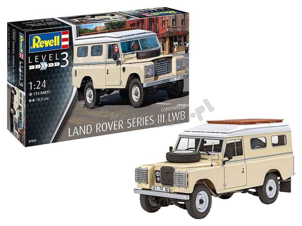 Revell 67056 Land Rover Series III LWB 109 commercial SET 1/24 – zdjęcie 3