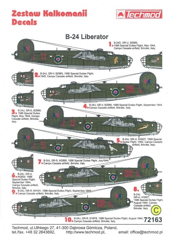 Techmod 72163 B-24 Liberator 1/72 – zdjęcie 2