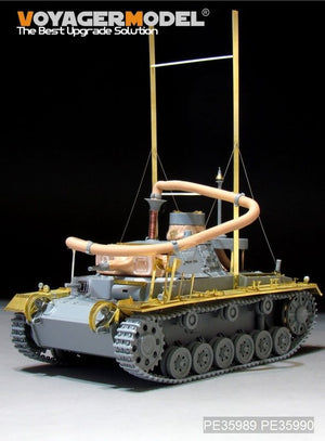 Maquette Voyager PE35989, char allemand Pz.KPfw.III (T)Ausf.F « Opération Seelowe » de la Seconde Guerre mondiale, pour DRAGON 6877/6717, échelle 1/35 – image 2