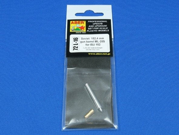 Canon Aber 72L-16 de 152,4 mm ML-20S pour canon soviétique ISU 152 à l&amp;#39;échelle 1/72 – image 5