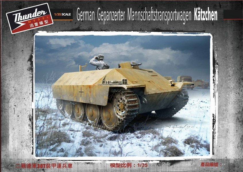 Thunder modèle 35104 allemand Gepanzerter Mannschaftstransportwagen Katzchen 1/35