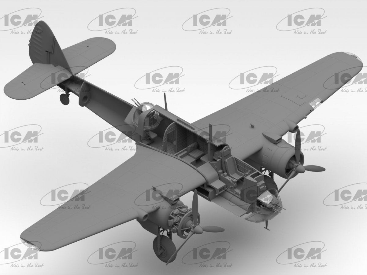 ICM 48310 Bristol Beaufort Mk.I Bombardier-torpilleur britannique de la Seconde Guerre mondiale, échelle 1/48 – Bild 12
