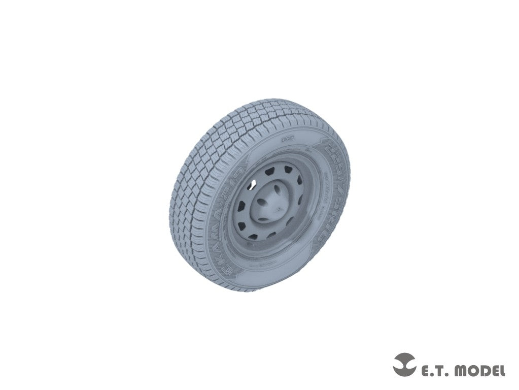 ET Model P35-115 Fourgon militaire russe UAZ 3909 Roues affaissées Pour ZVEZDA 3644 1/35 – imagen 2