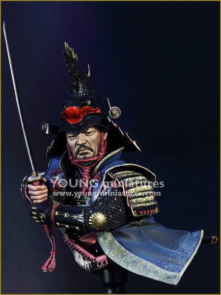 Young Miniatures YH1844 Seigneur de guerre Daimyo 1650 1/10 – Bild 6