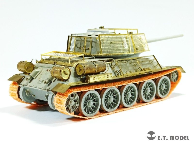 ET Model P35-017 Chenilles fonctionnelles (impression 3D) pour char soviétique T-34, largeur 500 mm, maillons moulés (type 1942), échelle 1/35 – Bild 6