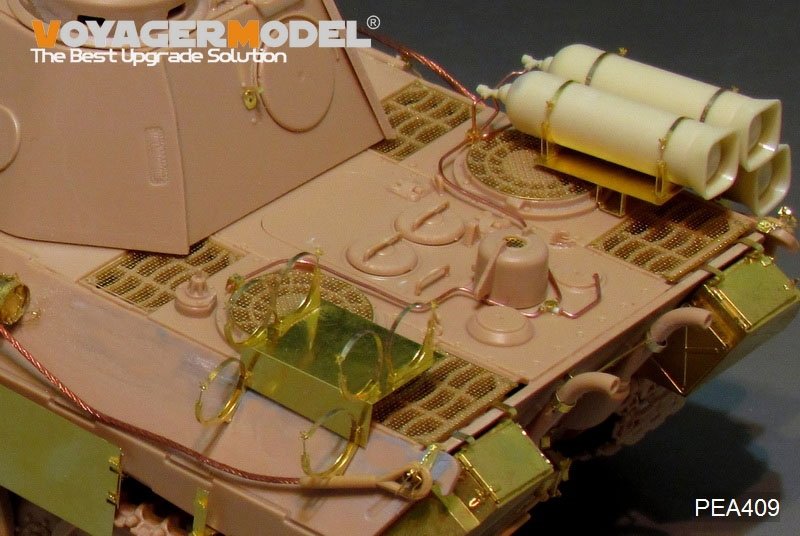 Maquette Voyager PEA409 Réservoirs de carburant « Stadtgas » du char allemand Panther D de la Seconde Guerre mondiale, échelle 1/35 – immagine 6