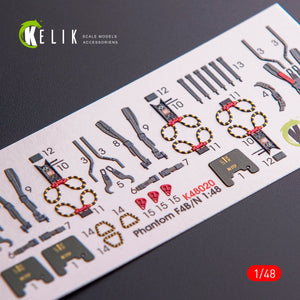 KELIK K48020 Décalcomanies 3D intérieures pour maquette Academy au 1/48 du F-4B/N – image 3