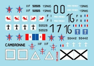Star Decals 35-C1348 Véhicules de combat français en Afrique 1. FFL - Forces Françaises Libres 1/35 – image 2