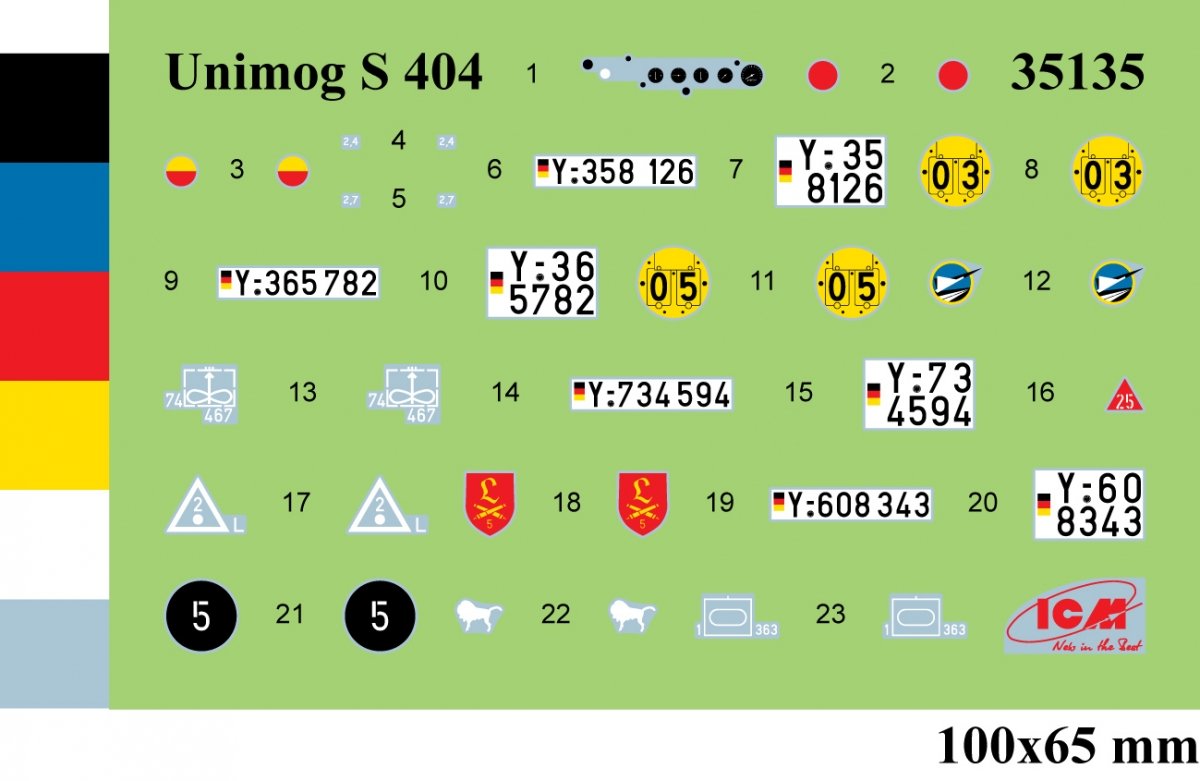ICM 35136 Unimog 404 S « Koffer » camion militaire allemand 1/35  – immagine 14