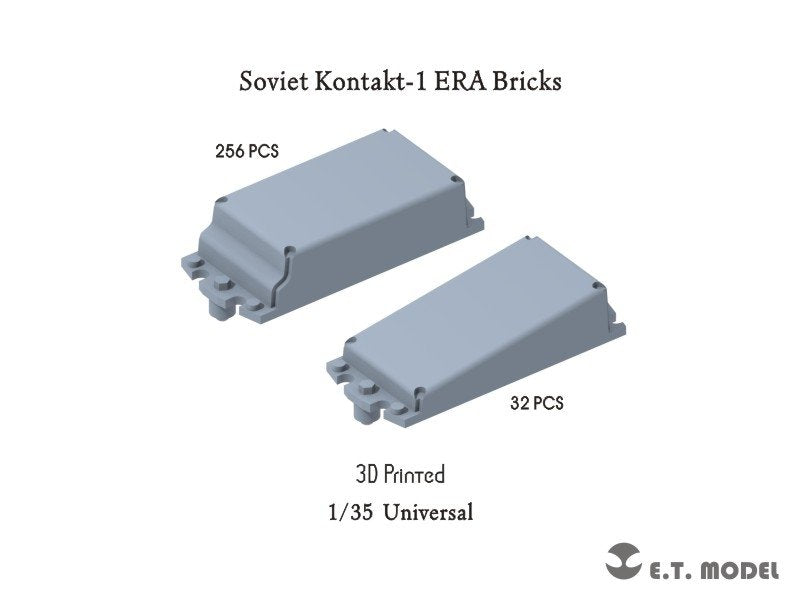 ET modèle P35-203 briques soviétiques Kontakt-1 ERA (288 pièces) (imprimées en 3D) 1/35
