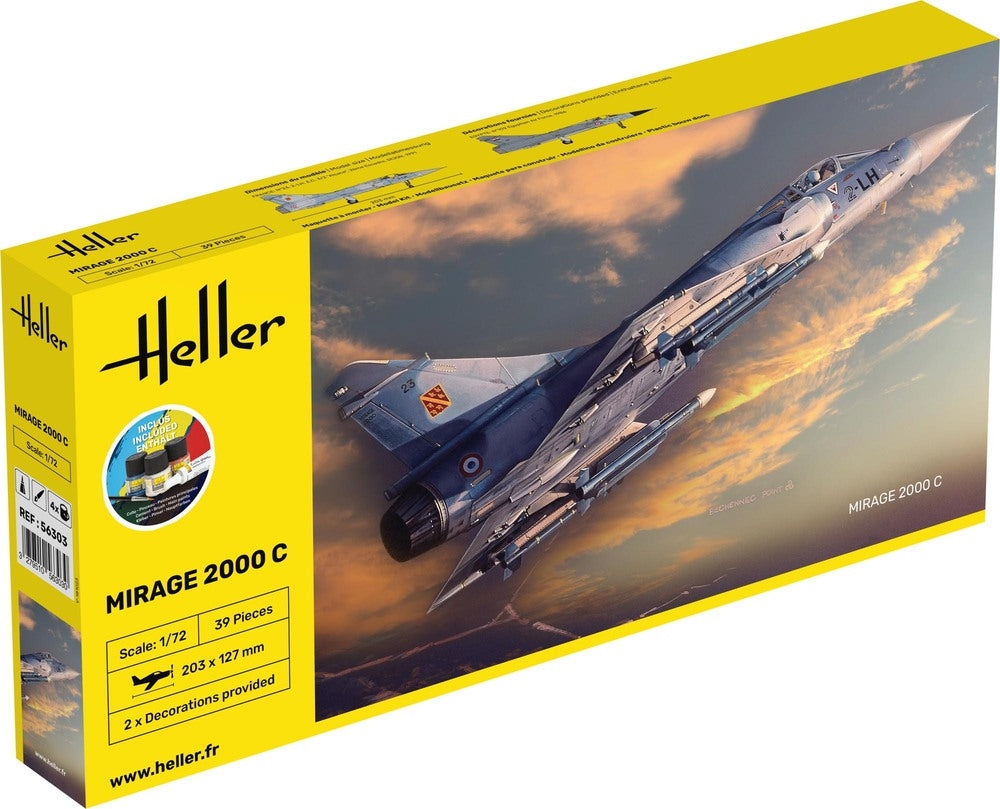 Heller 56303 KIT DE DÉMARRAGE - MIRAGE 2000 C 1/72