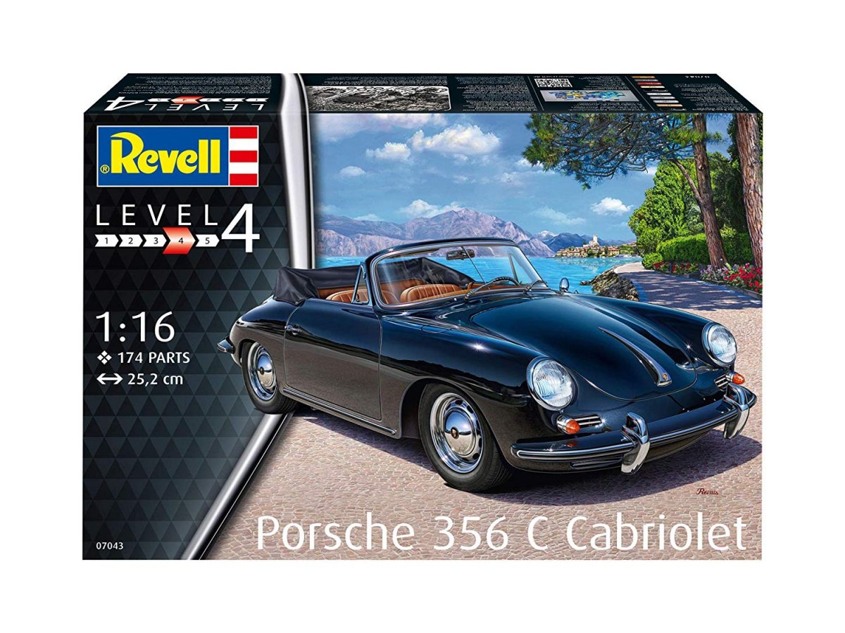 Revell 07043 Porsche 356 Cabriolet 1/16 – Bild 2