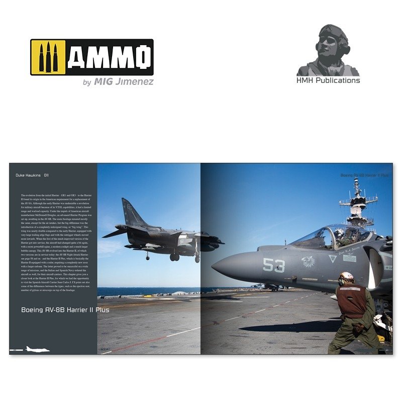 HMH Publications DH-011 BAE Systems Harrier II et Boeing AV-8B Harrier II (Plus) (version anglaise) – image 2