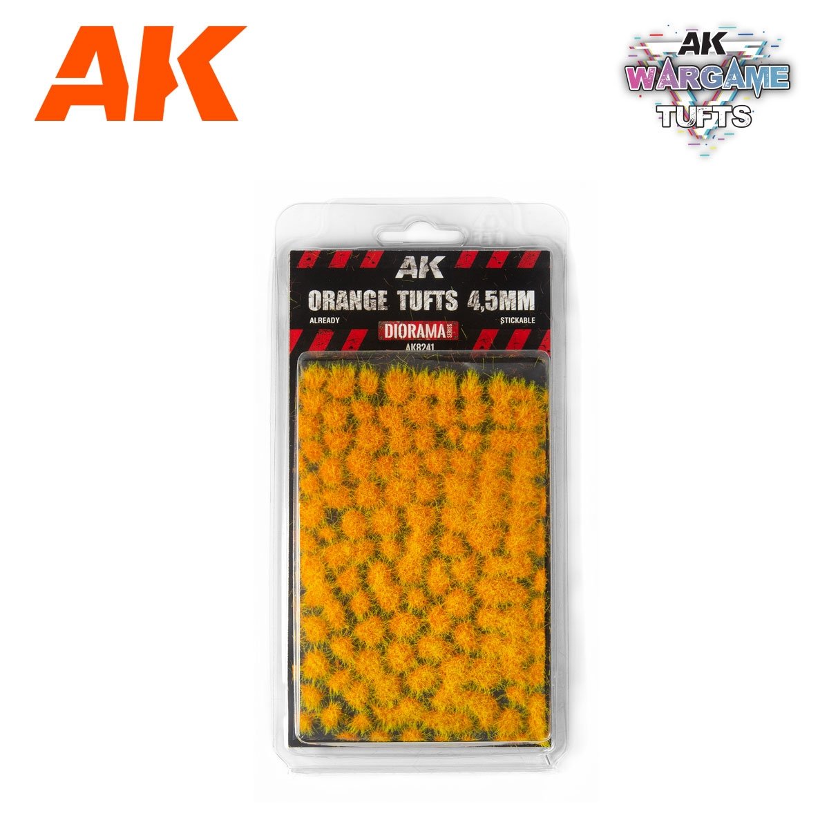 AK Interactive AK8241 ORANGE &amp; YELLOW WARGAME TUFTS