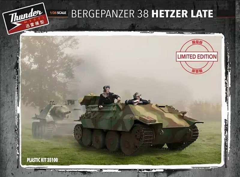 Maquette Voyager PE35916 Bergepanzer Hetzer Basic allemand de la Seconde Guerre mondiale pour THUNDER 1/35 – image 10