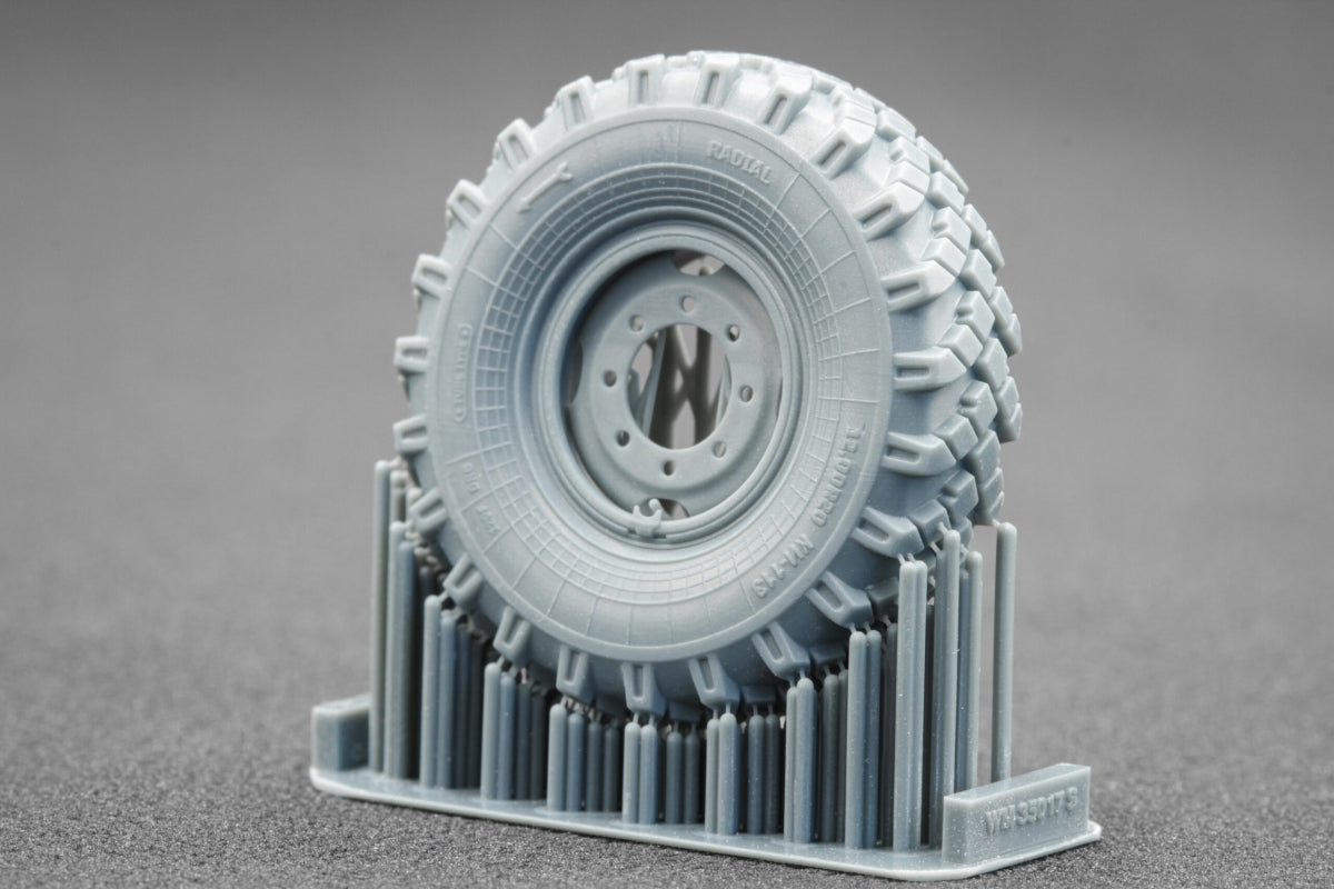 ScaleX WM 35017S ZIL 131 Sagged wheel set (for ICM) 1/35