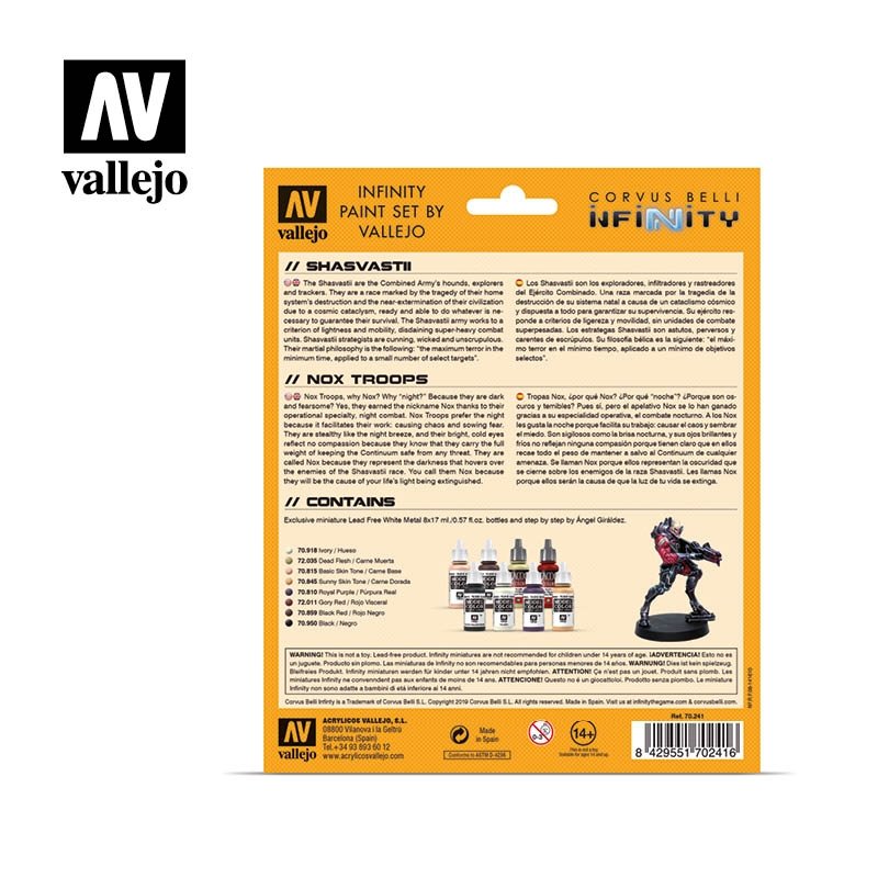 Vallejo 70241 Shasvastii Coffret de 8 fards à paupières de 17 ml – immagine 3