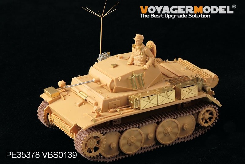Voyager modèle PE35378 WWII allemand PzKpfw.II.Ausf.L Luch Version tardive de base pour kit Tasca 1/35 – immagine 11