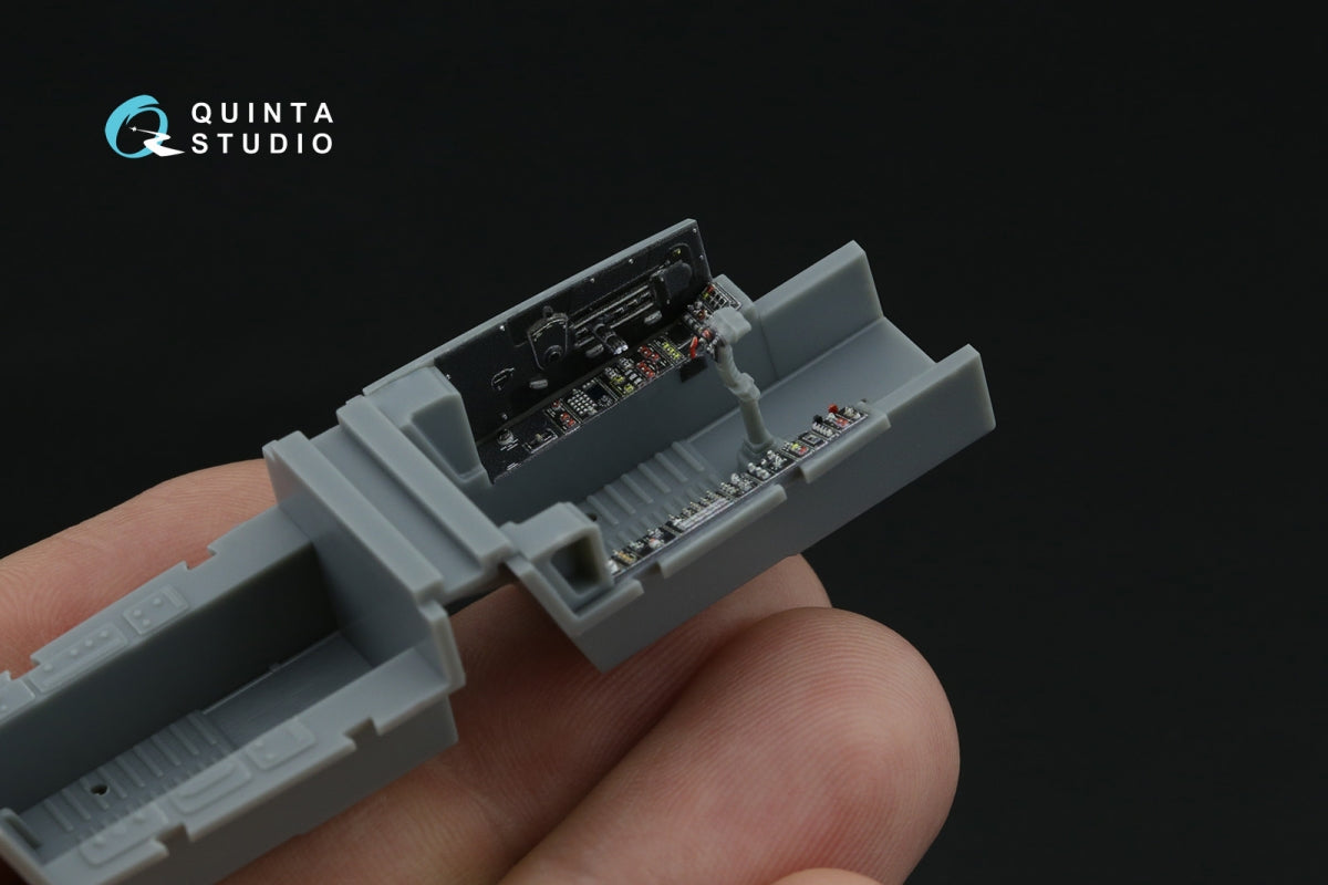 Intérieur coloré imprimé en 3D sur papier décalcomanie pour MiG-35 (Quinta Studio QD48513, HobbyBoss) à l&amp;#39;échelle 1/48 – image 9