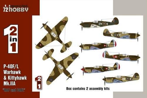 Special Hobby 72211 P-40F/L et Kittyhawk Mk. IIA « RAF et FAFL » 2 et 1/72