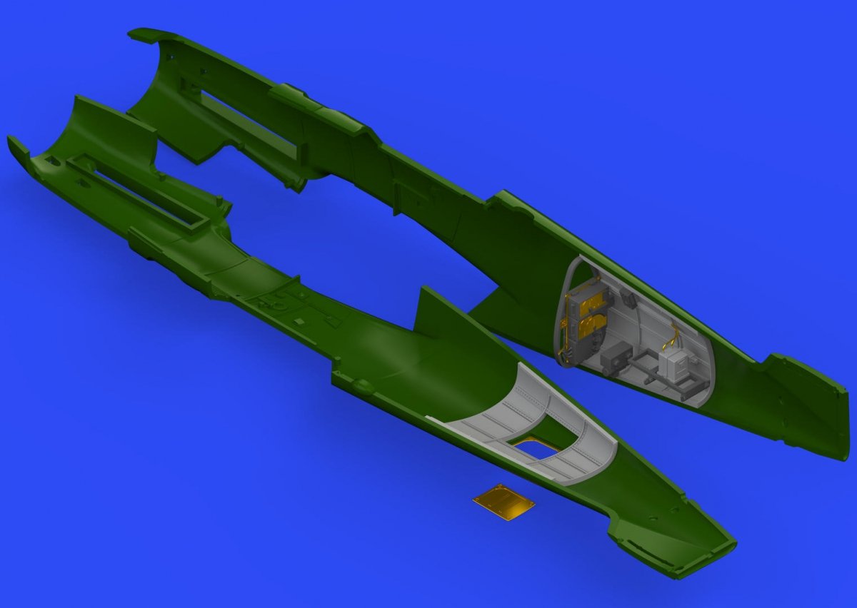 Compartiment radio Eduard 648365 Bf 109F EDUARD 1/48