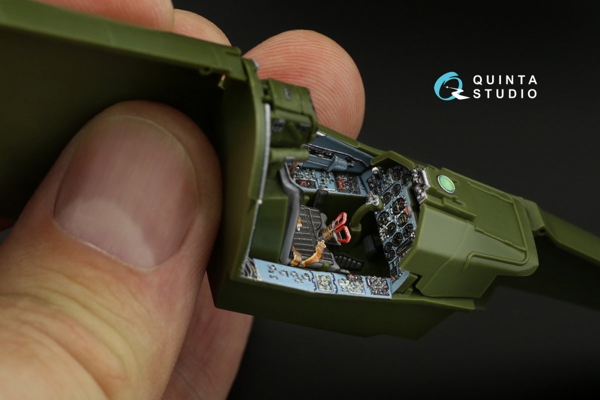 Intérieur imprimé en 3D et coloré du Su-25 de Quinta Studio QD48249 (Zvezda) à l&amp;#39;échelle 1/48 – Bild 3