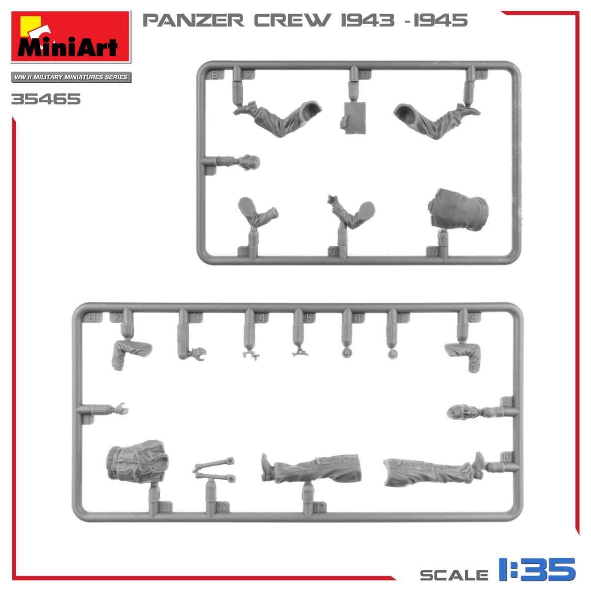 MiniArt 35465 ÉQUIPAGE PANZER 1943-1945 1/35 – image 4