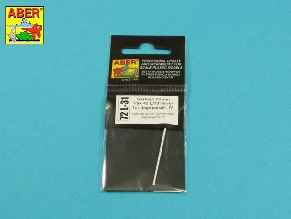 Canon Aber 72L-31 Pak 40L/70 pour Jagdpanzer IV allemand / Canon allemand 75mm Pak 40L/70 pour Jagdpanzer IV 1/72 – imagen 5