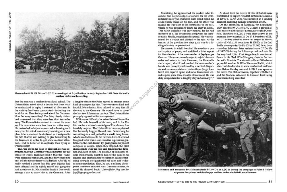 Kagero 12013 Messerschmitt Bf 109 C/D dans la campagne de Pologne 1939 EN – image 3