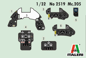 Italeri 2519 Macchi C.205 Veltro 1/32 – image 3
