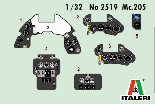 Italeri 2519 Macchi C.205 Veltro 1/32 – image 3