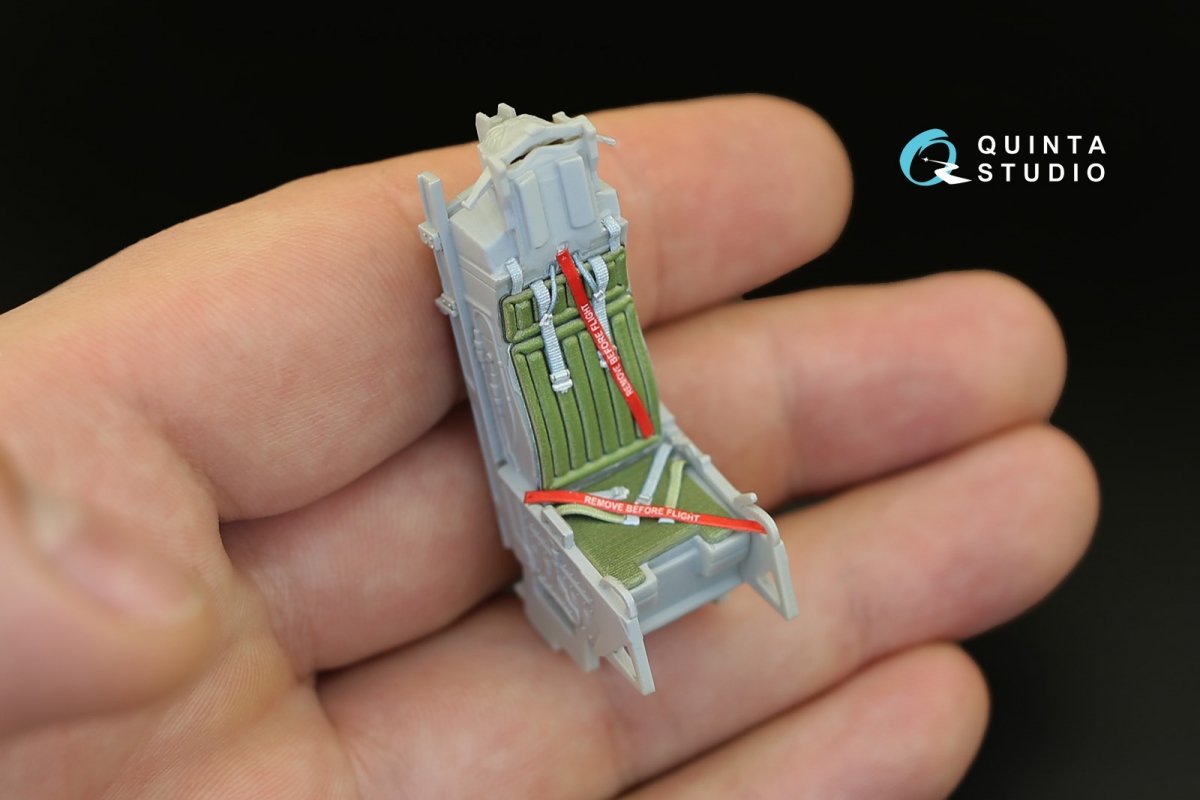 Intérieur imprimé en 3D et coloré sur papier décalcomanie Quinta Studio QD32008 A-10A (pour maquette Trumpeter) 1/32 – immagine 9