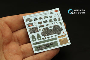 Intérieur imprimé en 3D et coloré sur papier décalcomanie Quinta Studio QD32136 P-47D Razorback (Trumpeter) 1/32 – image 3