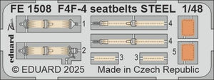 Ceintures de sécurité Eduard FE1508 F4F-4 STEEL Academy 1/48