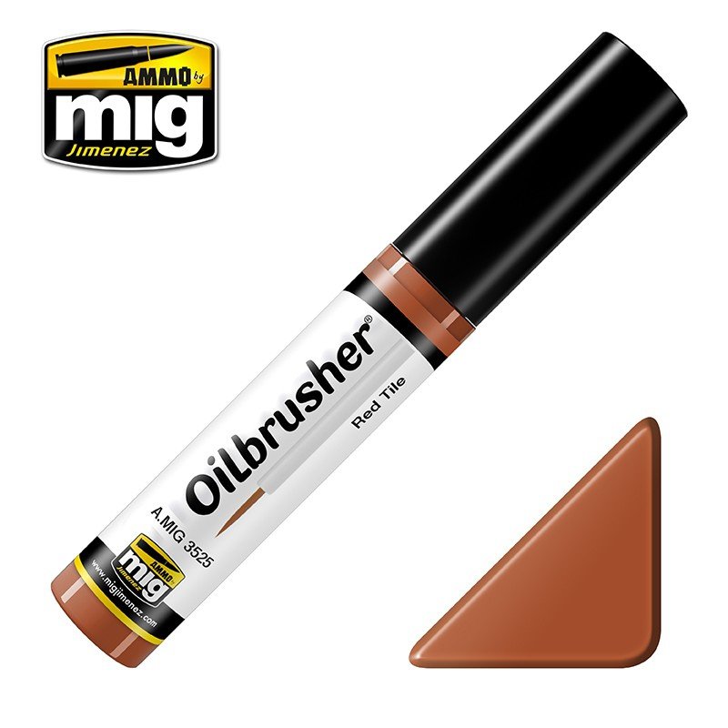 Munitions de Mig Jimenez 3525 Oilbrusher RED TILE