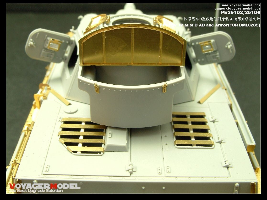 Modèle Voyager PE35102 Pz.KPfw. IV Ausf D pour DRAGON 6265 1/35 – immagine 15