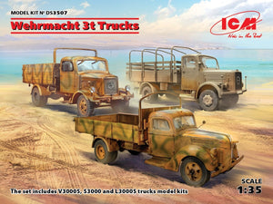 Camions Wehrmacht 3t ICM DS3507 (V3000S, KHD S3000, L3000S) 1/35