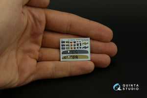 Intérieur imprimé en 3D et coloré sur papier décalcomanie Quinta Studio QD48294 pour Opel Blitz (Tamiya/Italeri) au 1/48 – image 3