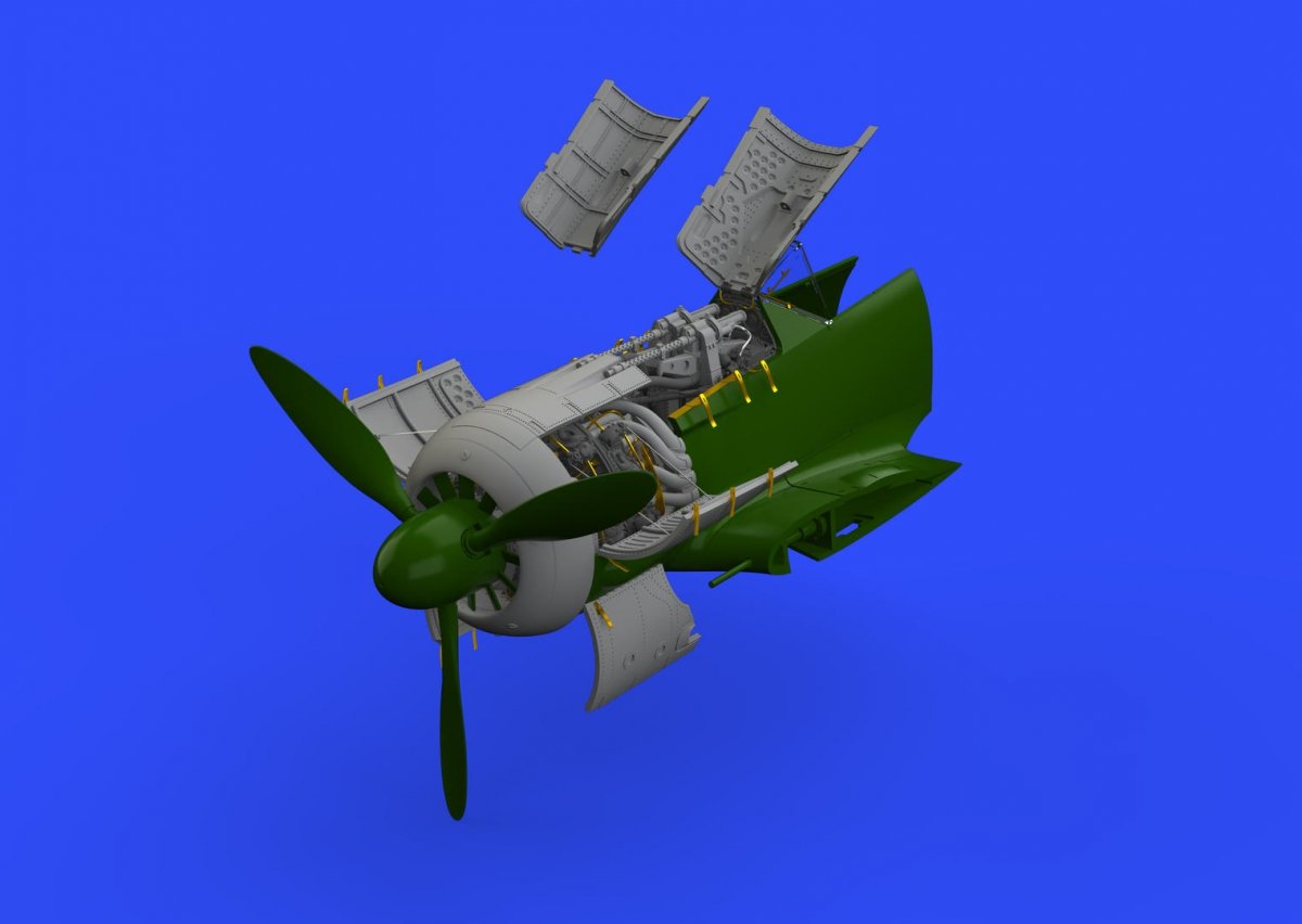 Eduard 648408 Fw 190A-5 moteur et canons de fuselage EDUARD 1/48  – immagine 2