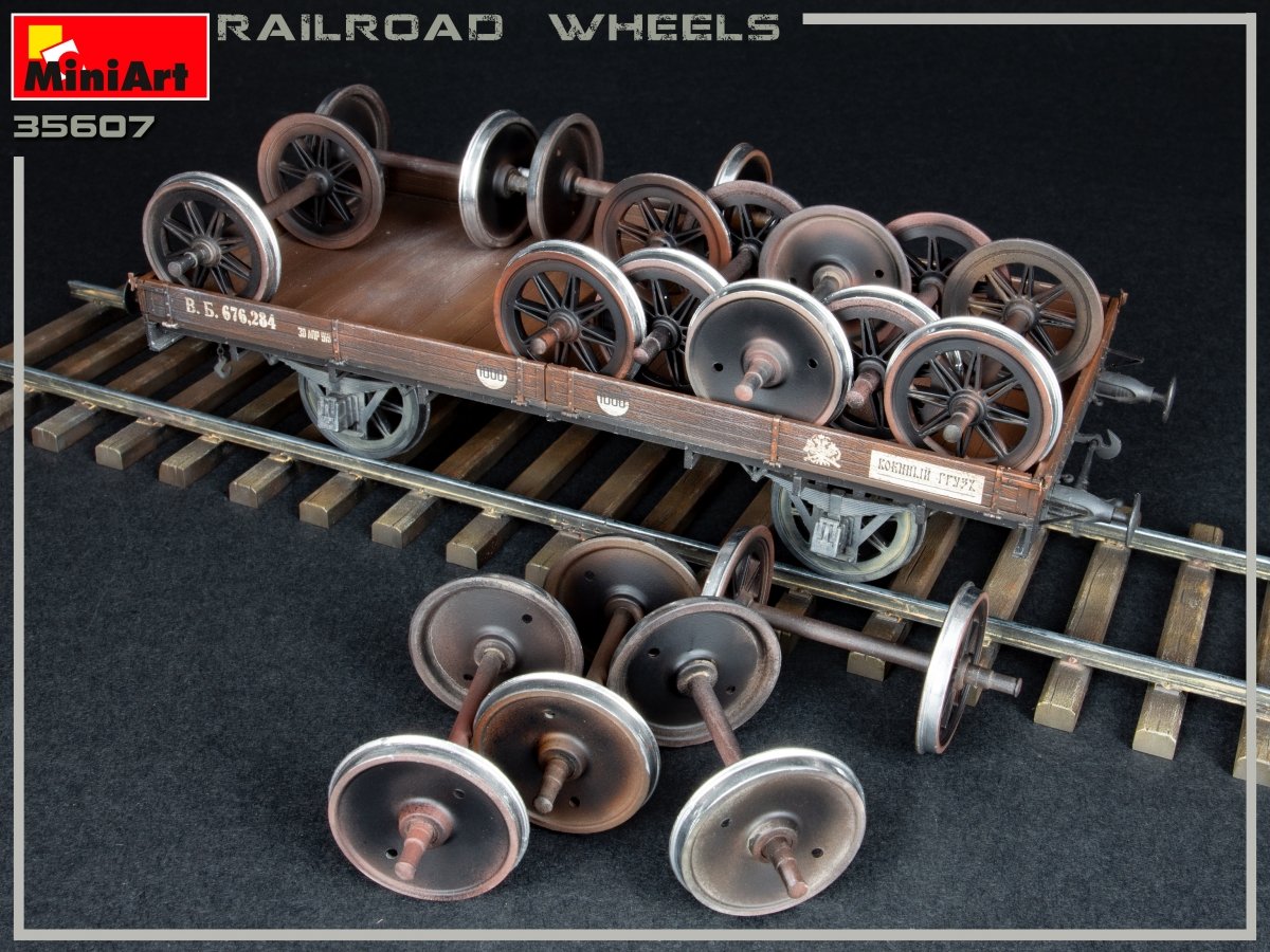 Roues de chemin de fer MiniArt 35607 1/35  – imagen 2