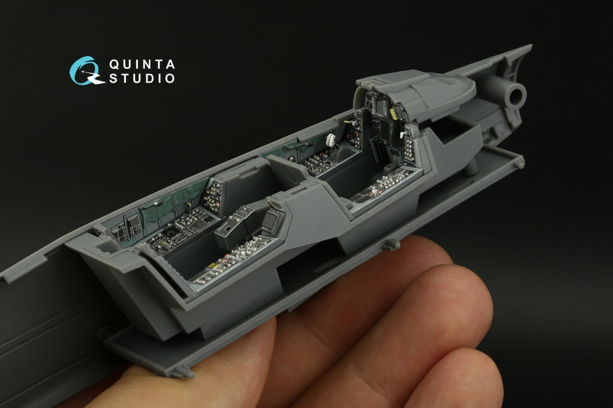 Intérieur imprimé en 3D et coloré pour le F-14B de Quinta Studio QD48404 (GWH) à l&amp;#39;échelle 1/48 – image 11