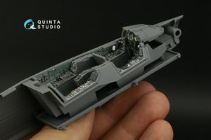 Intérieur imprimé en 3D et coloré pour le F-14B de Quinta Studio QD48404 (GWH) à l&amp;#39;échelle 1/48 – image 11
